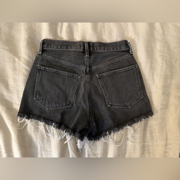 Agolde Grey Denim Short - Picture 2 of 3